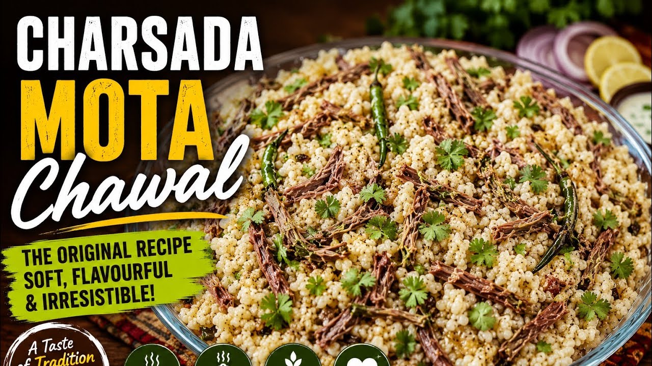 Charsadda mota chawal recipe step by step easy and simple 