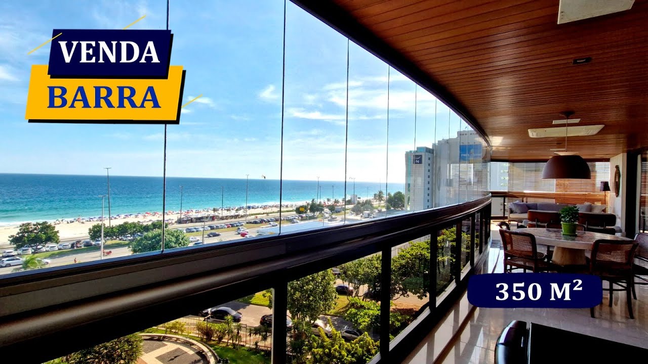 BARRA GOLDEN GREEN FRONTAL PRAIA 350M² 4 SUÍTES 4 VAGAS GOLF CLUBE HELIPORTO ESTRELOU NA CASA VOGUE