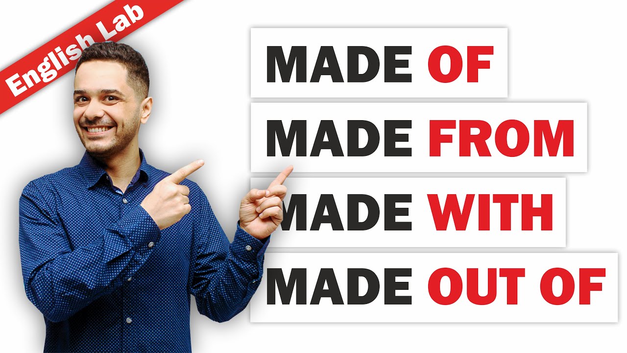 Как правильно использовать Made of, Made with, Made from, Made out of. Субтитрами. English Lab Алекс