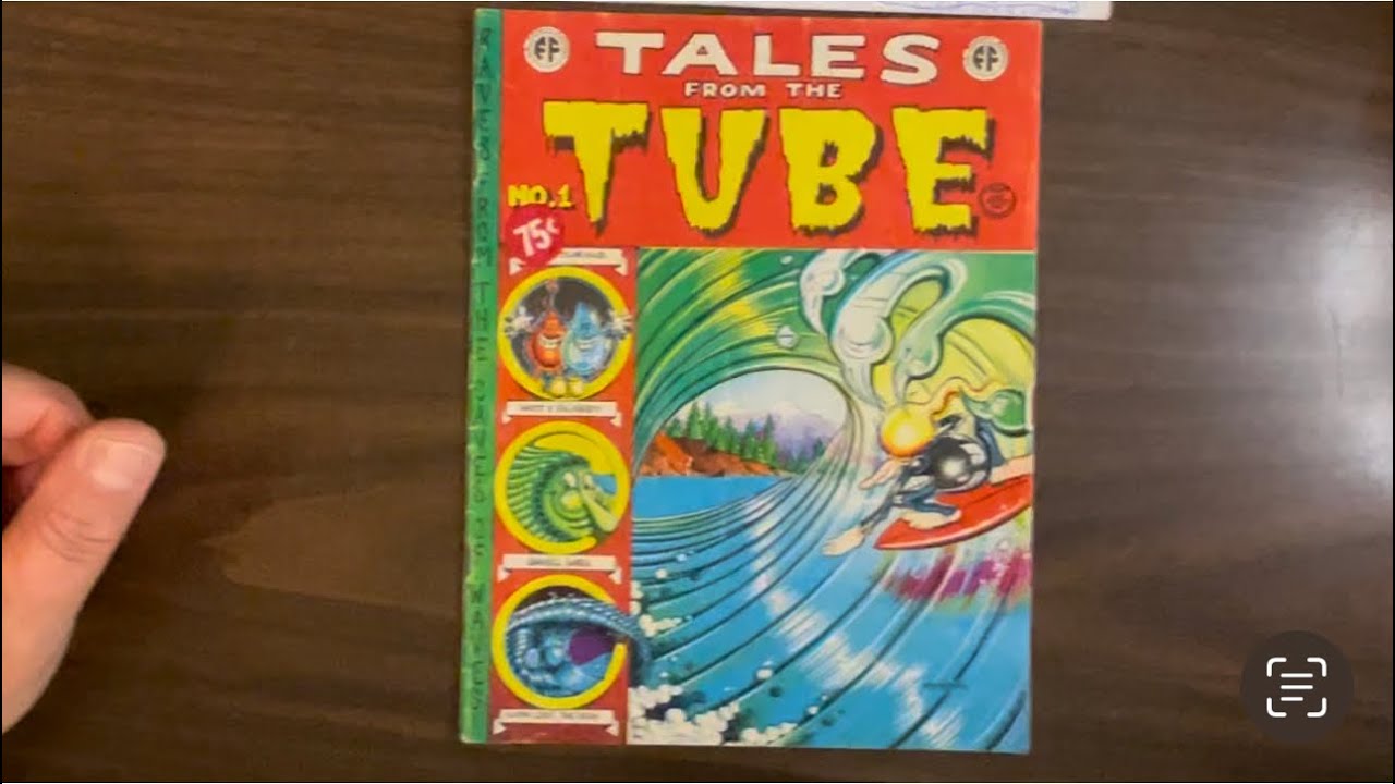 Tales From The Tube, Rick Griffin and his Zap pal&rsquo;s psychedelic paean to surfing (even Crumb)!