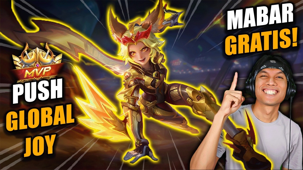 PUSH GLOBAL JOY FREE MAIN MABAR BARENG - Mobile Legends S39 #36