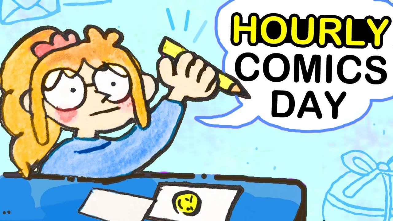 Drawing EVERY Hour?! It’s Hourly Comics Day!