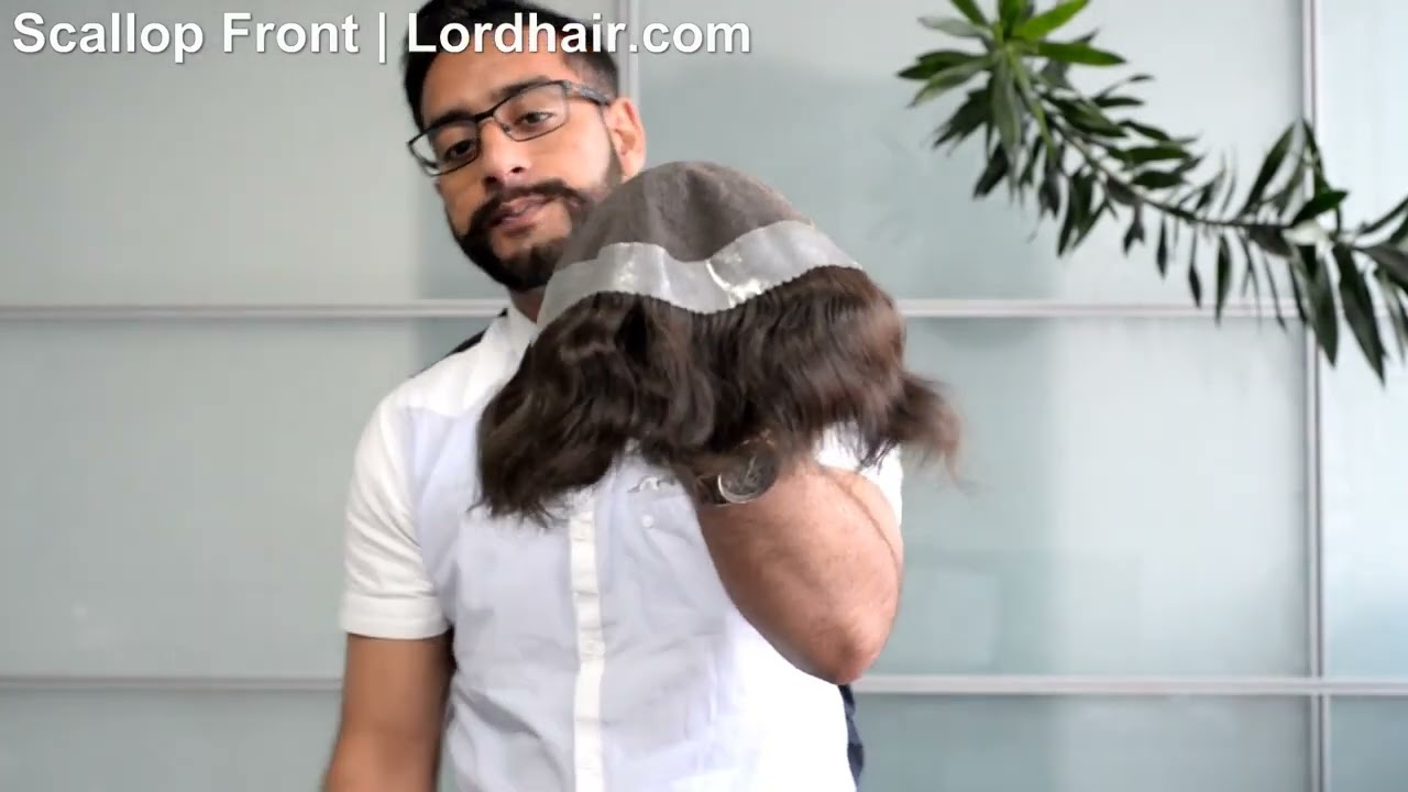 Gezackte Stirnlinie f&uuml;r Folien- und Monofilament Toupets von Lordhair