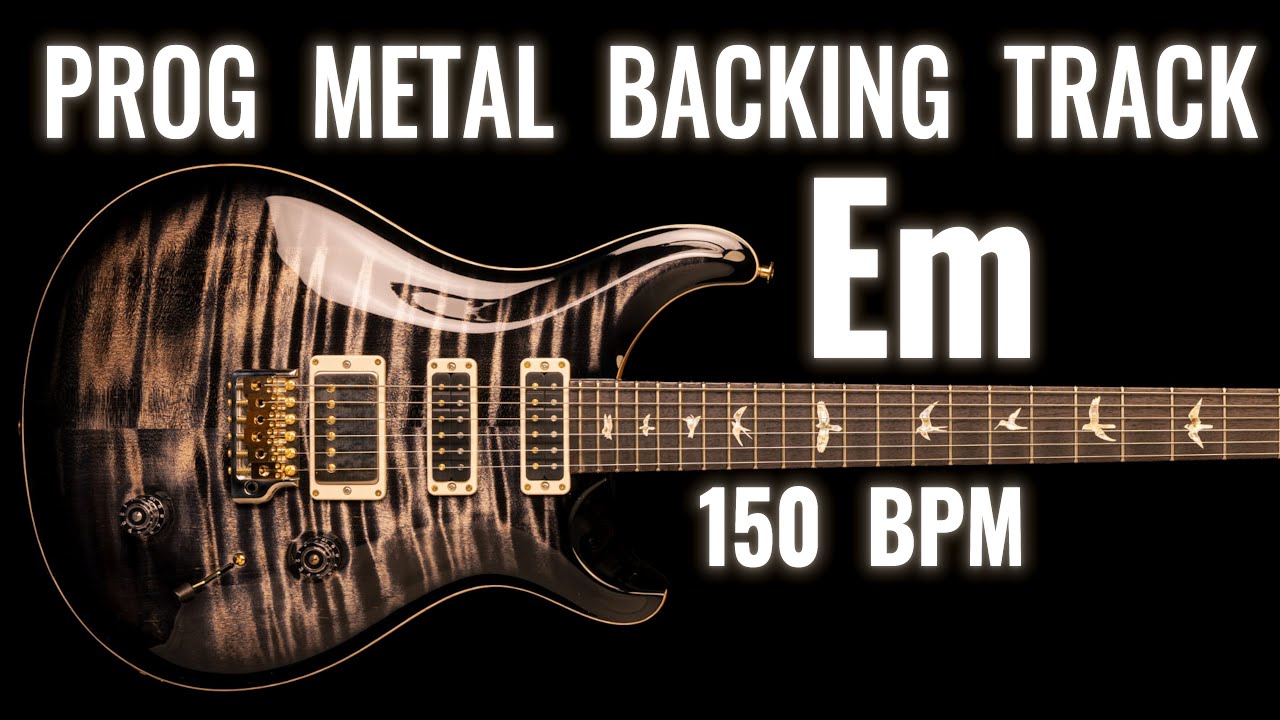 Prog Rock Backing Track for Guitar in E minor