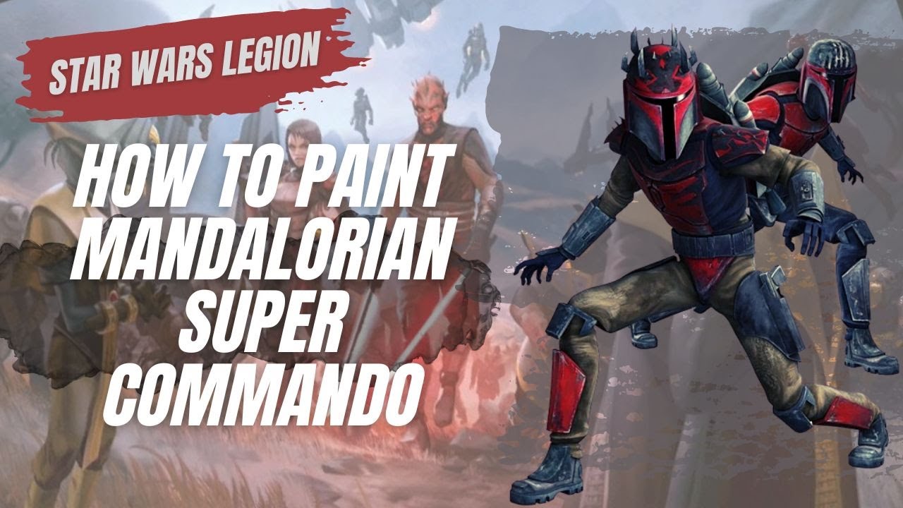 How To Paint Mandalorian Super Commando | Star Wars Legion