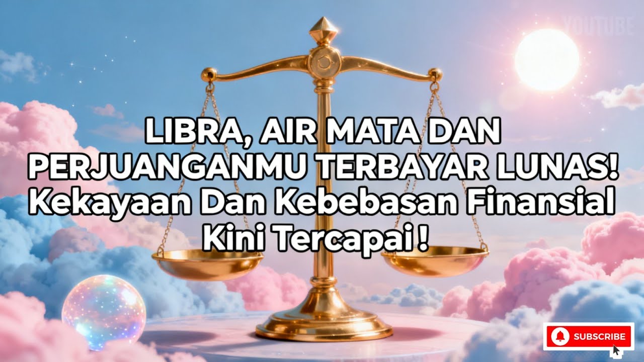 Libra♎ Kamu Beruntung! Kesulitan Teratasi, Hutang Lunas, Bersiaplah Menjadi Kaya Raya