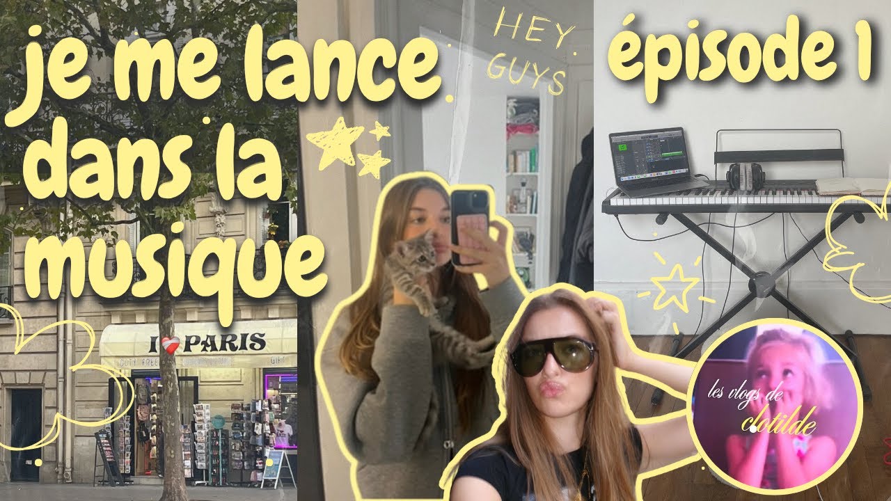 WEEKLY VLOG EPISODE 1 : j'arrête tout pour me lancer dans la musique !!!
