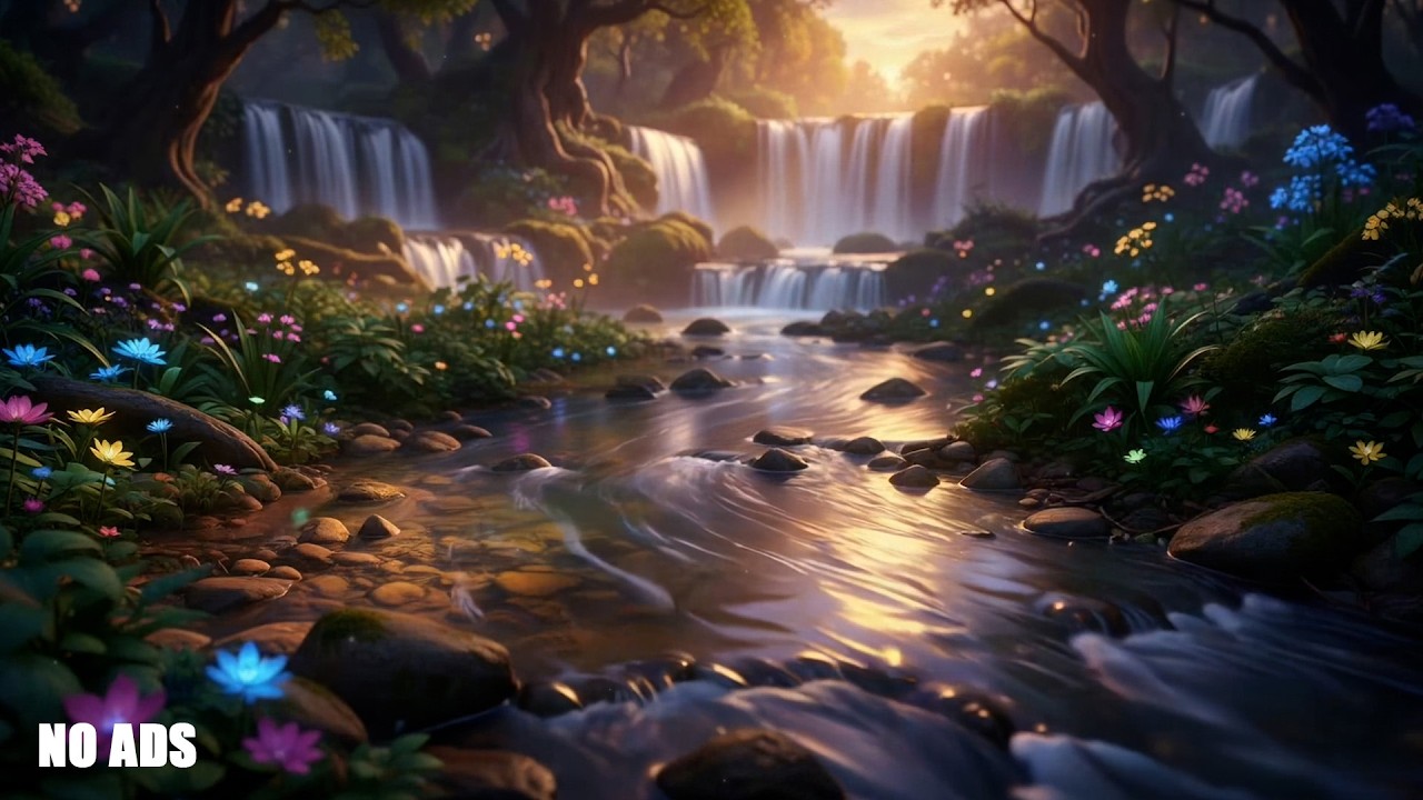 Soothing River Sounds & Soft Piano 🎶 | Insomnia Relief & Deep Relaxation