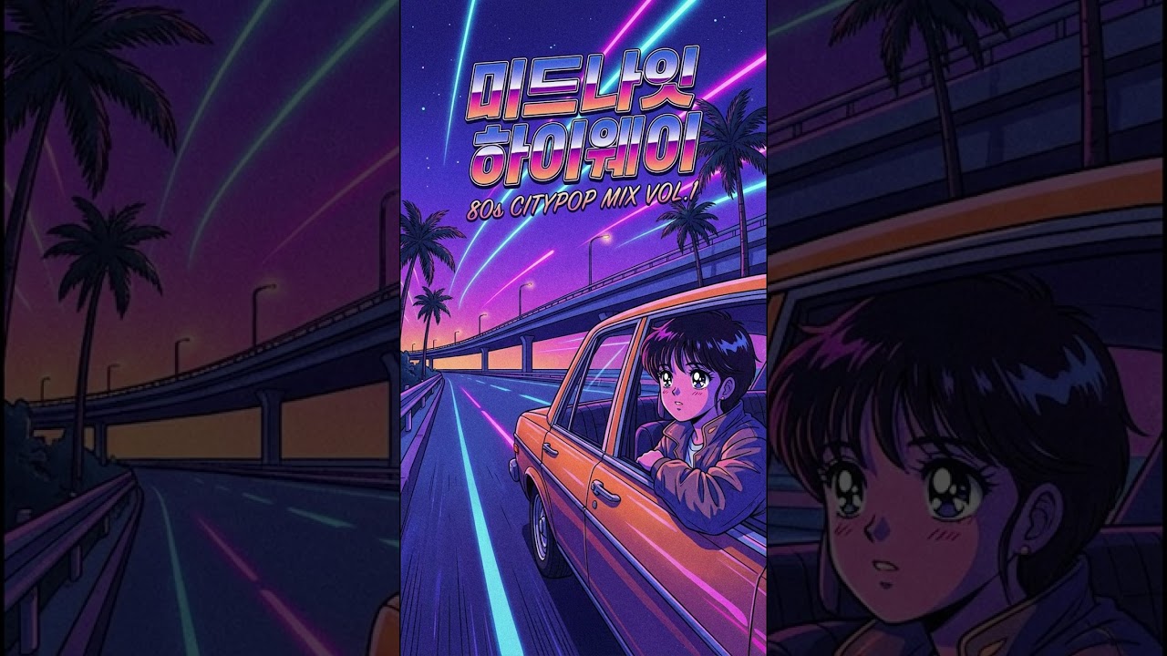미드나잇 하이웨이 (Midnight Highway) 출퇴근 런닝 작업 음악 #bgm