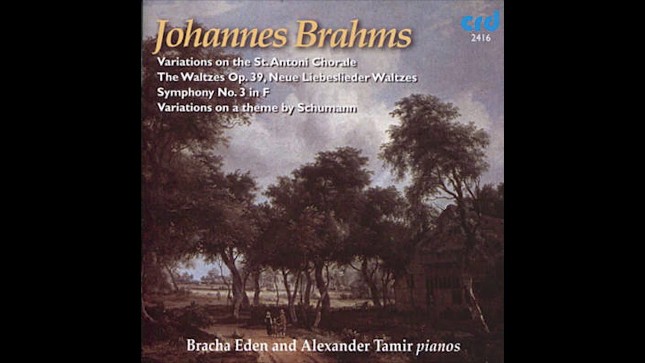 Eden and Tamir Piano Duo – J. Brahms - The 16 Waltzes Op.39 for one piano, four hands