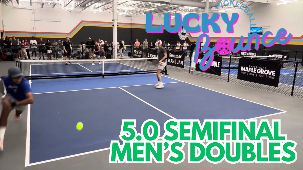 5.0 men’s doubles semifinal slam & jam ￼pickleball tournament ￼ pints & Paddle￼