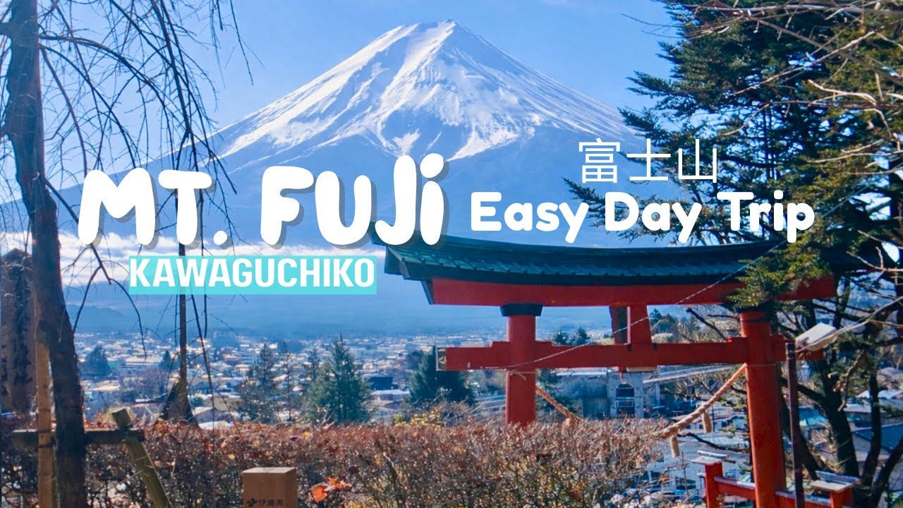 LIVING IN JAPAN 093 | Mt. Fuji Easy Day Trip via Highway Bus | Beautiful Town of Kawaguchiko