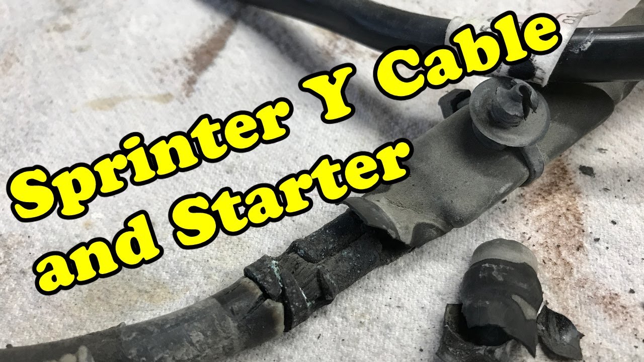 Sprinter Y Cable and Starter Replacement