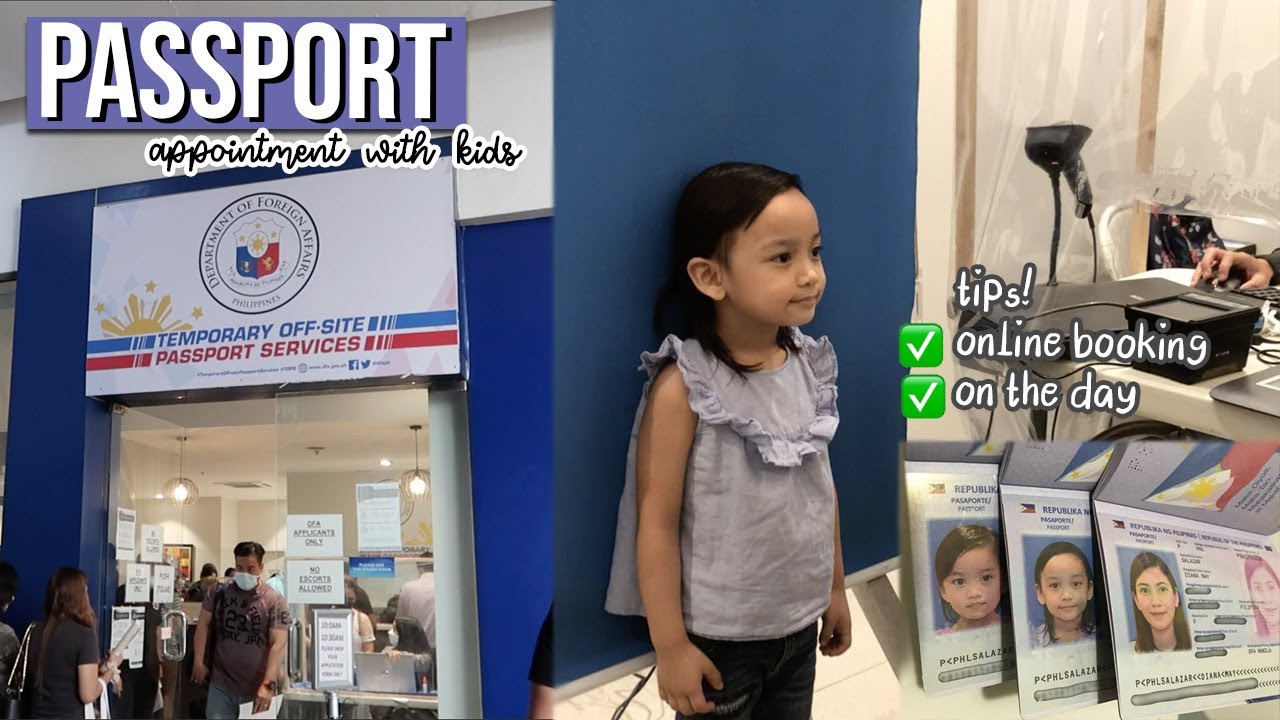Passport Application w/ Kids! + Tips sa pagbook ng Appointment Online 📒