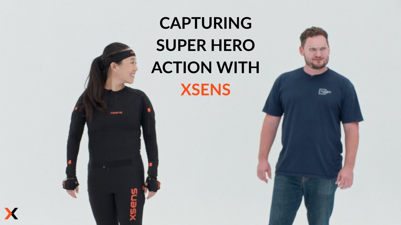 Inside a Superhero mocap shoot | Superman Action Designers with the Next-Gen Xsens Link