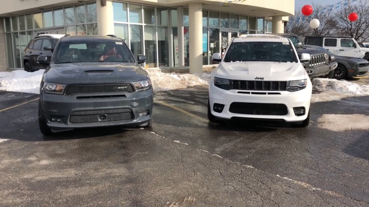 2018 SRT DURANGO VS 2018 SRT GRAND CHEROKEE
