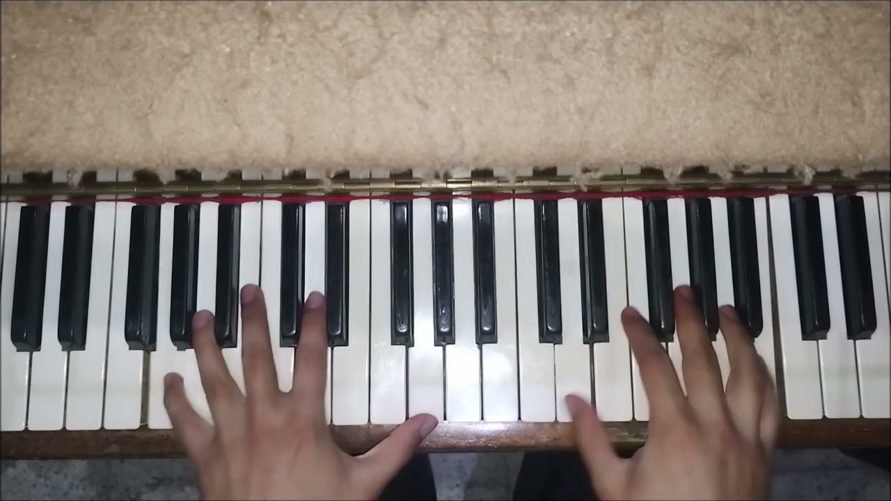 8 allá en el cielo (tutorial de piano)