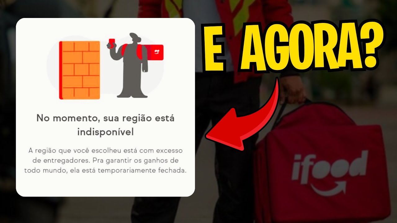 MUITOS ENTREGADORES NA SUA REGIÃO DO IFOOD ENTREGADOR O QUE FAZER?