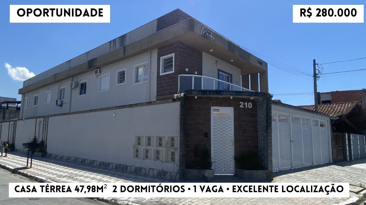 OPORTUNIDADE | CASA TÉRREA 2 DORMITÓRIOS | CONDOMÍNIO | INVESTIMENTO OU MORADIA