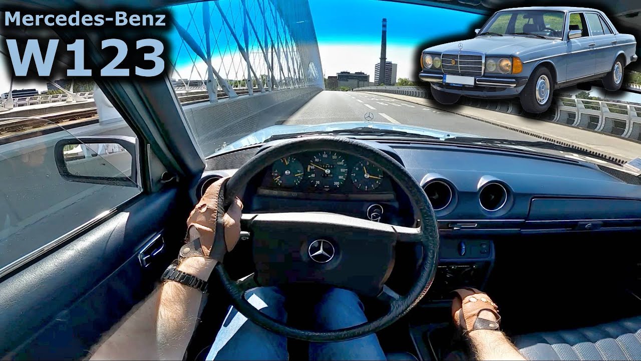 1982 Mercedes W123 | The Ultimate Relaxing POV Drive (Pure Engine Sound & Car ASMR)