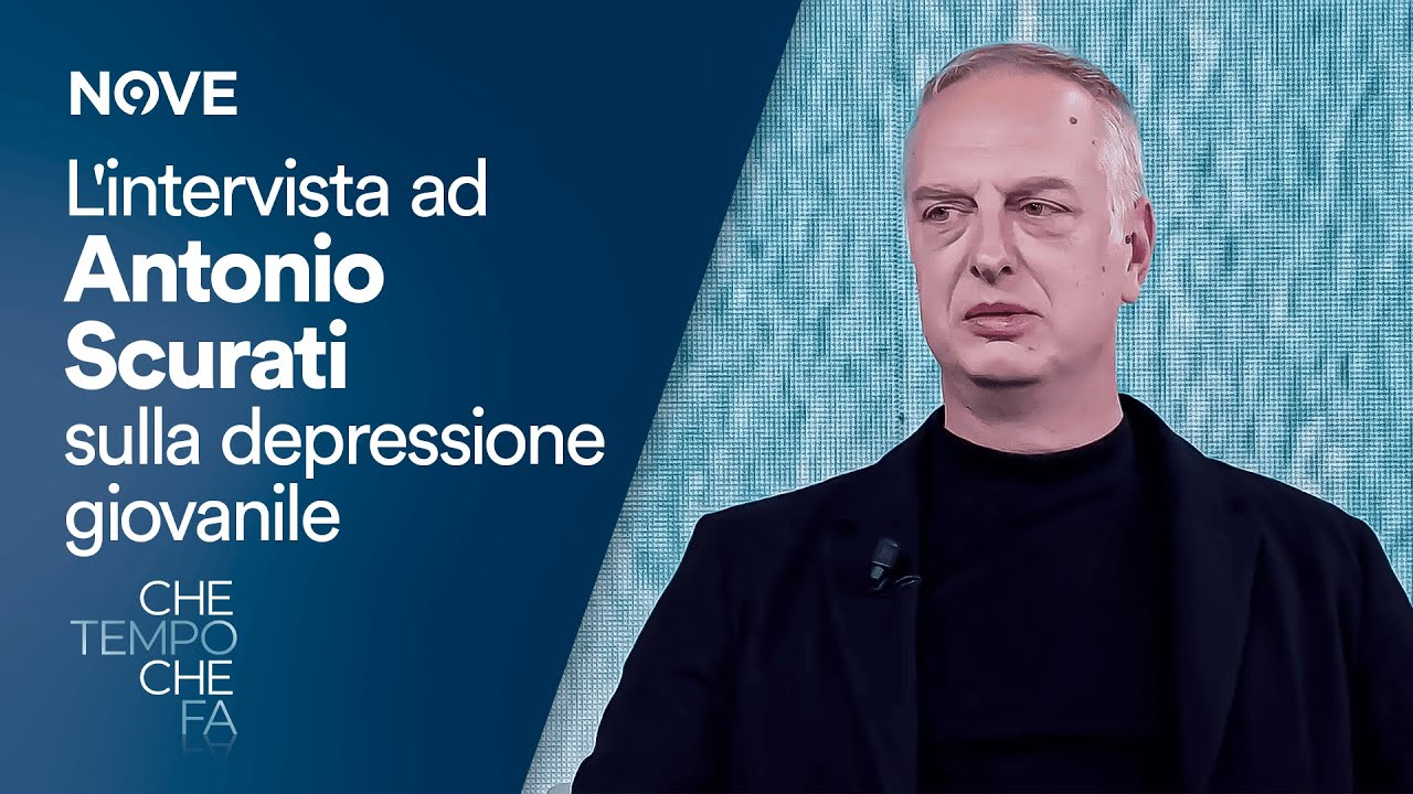 L'intervista ad Antonio Scurati sulla depressione giovanile | Che tempo che fa