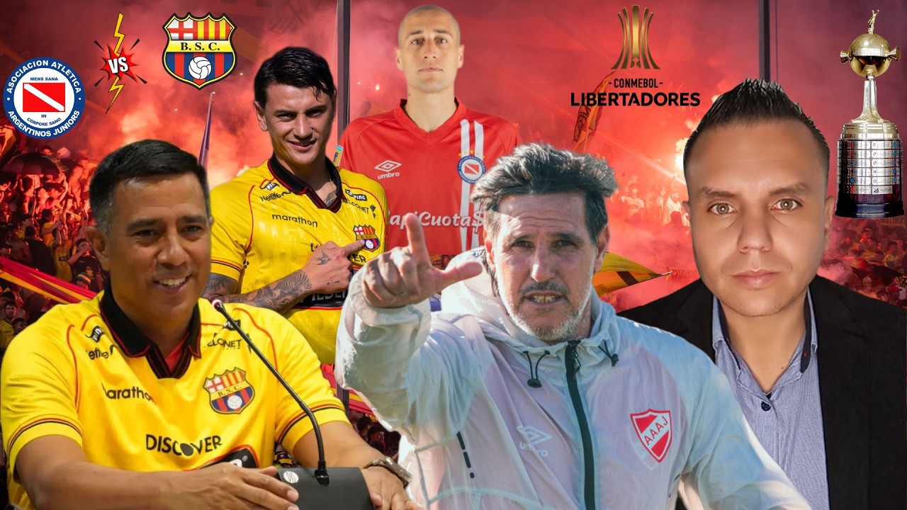 #ENVIVO 🟡⚫🔴 #BARCELONASC POR LA HAZAÑA EN #ARGENTINA ⚽🎙️
