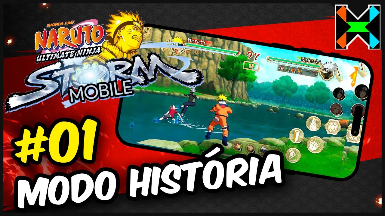 NARUTO STORM MOBILE: MODO HISTÓRIA #01 - FORMAÇÃO DA EQUIPE 7