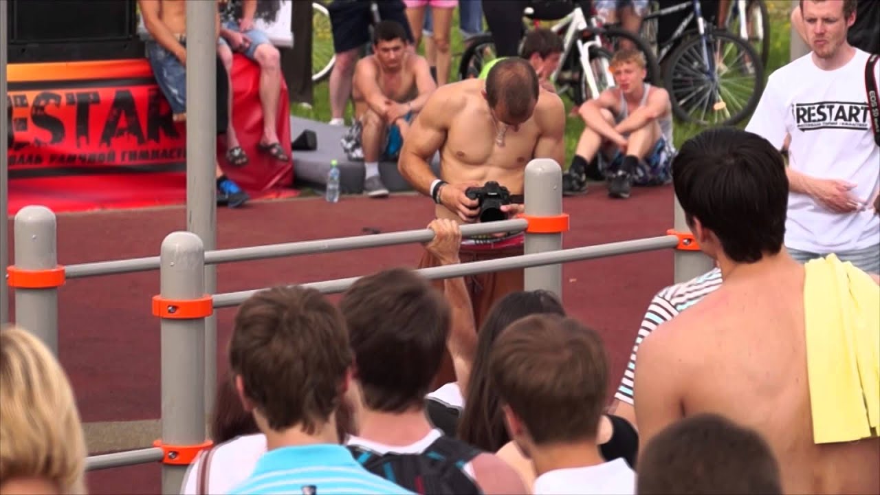 Фестиваль Restart 2013 / Workout Battle - Дмитрий Кузнецов vs Артем Морозов