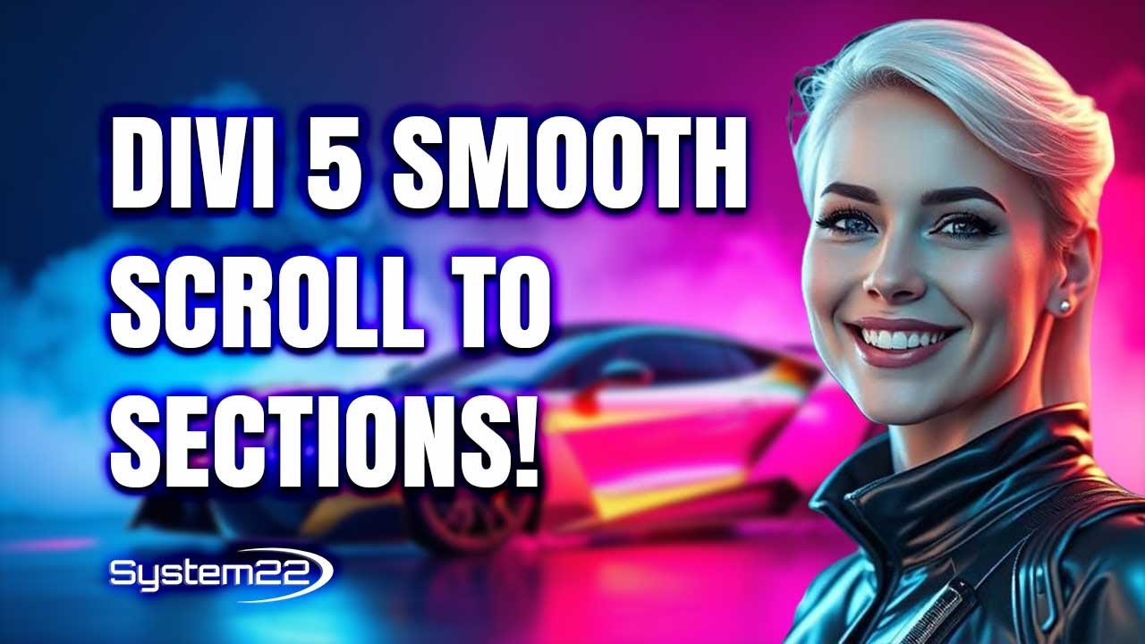 Divi 5 Theme Builder: Scroll to Sections Made Easy