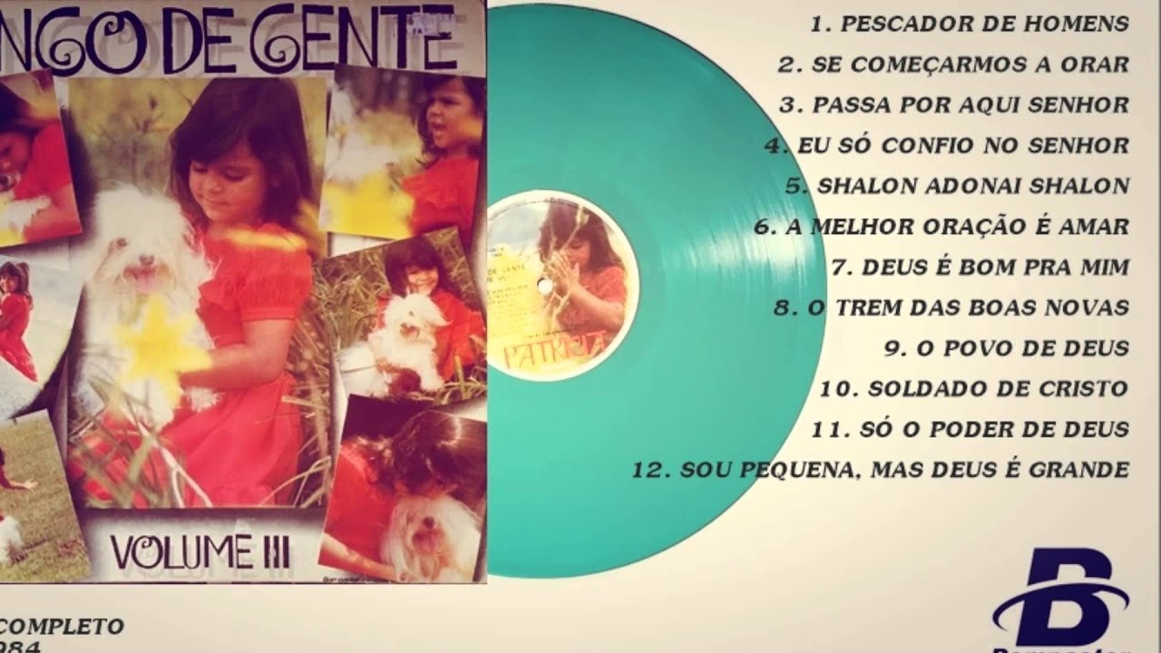 Patrícia - Pingo de Gente 3 (Cd Completo) Bompastor 1984