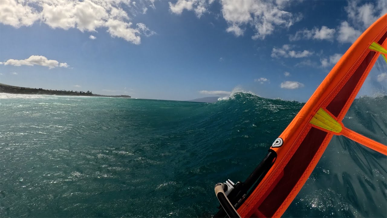 WINDSURFING WESTSIDE IN EPIC CONDITIONS.