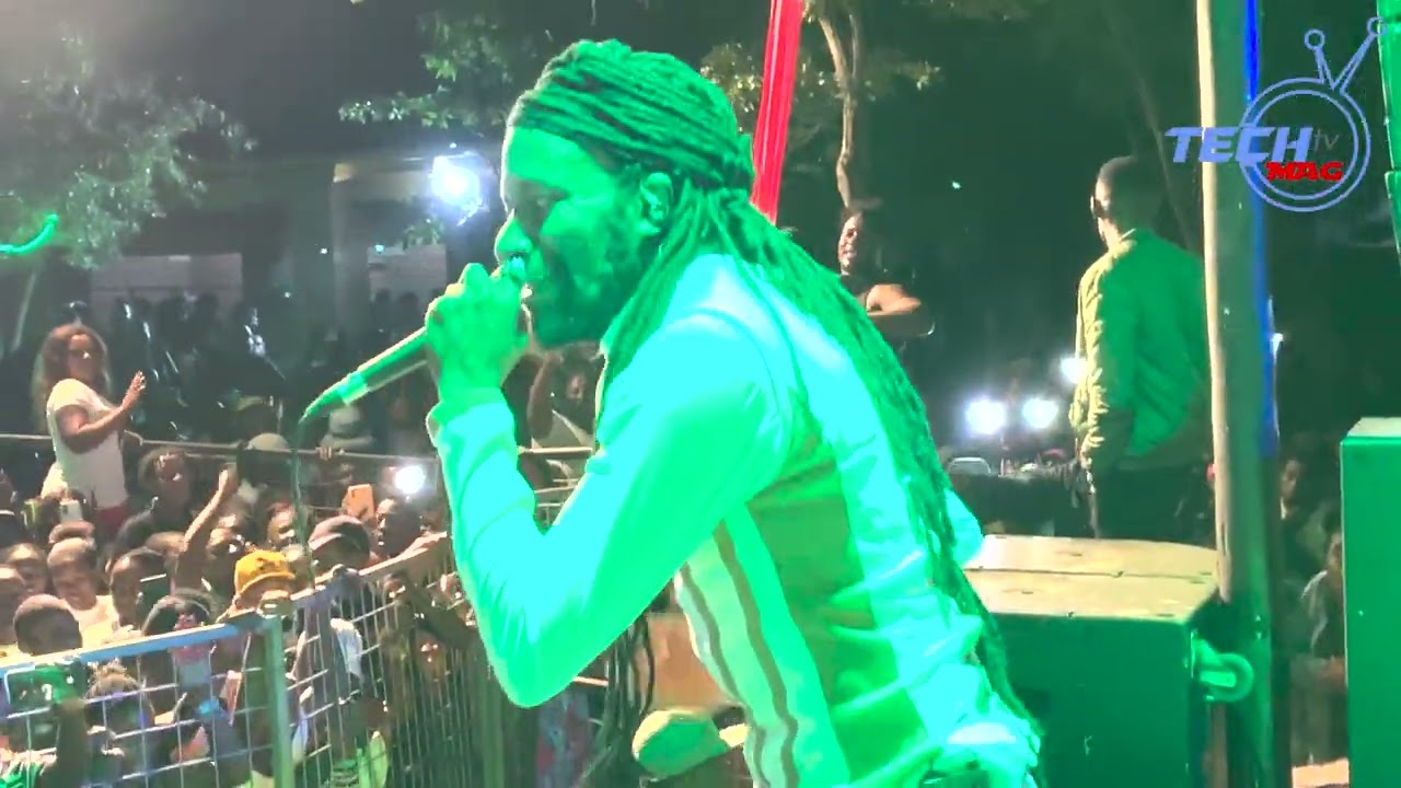 #FullVideo: Watch Crowds Protest as Police remove Winky D from the Stage after he sang ibotso