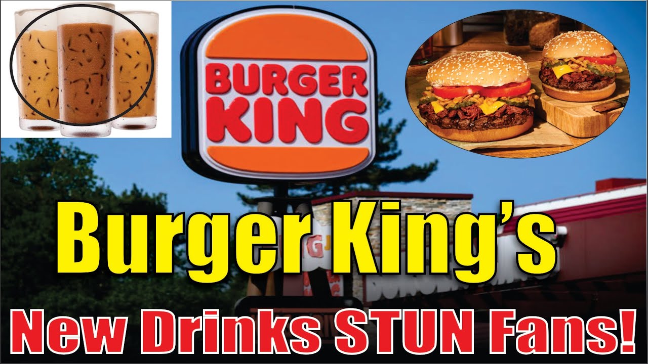 Burger King&rsquo;s NEW Drinks Are Here! Cold Foam Coffees & Real Fruit Lemonades 🍓☕