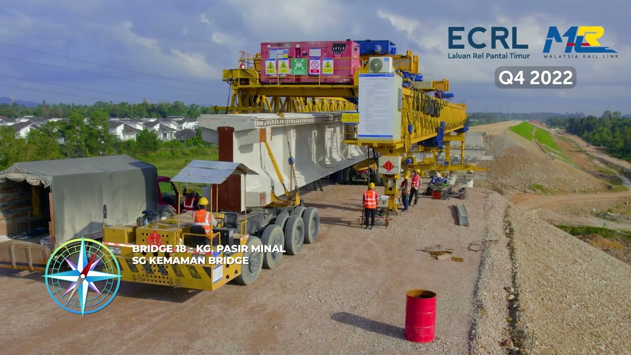 Video Kemajuan Projek ECRL setakat Januari 2023
