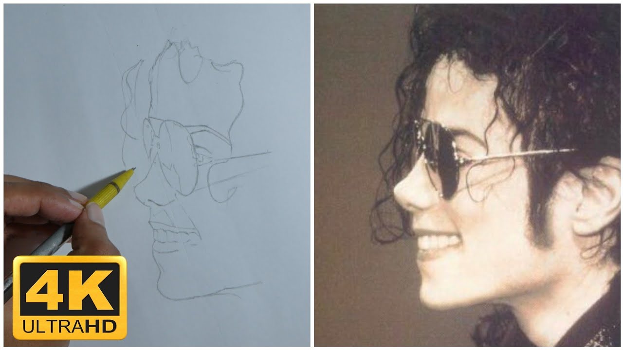 EASY DRAWING Michael Jackson 4K| 2hrs