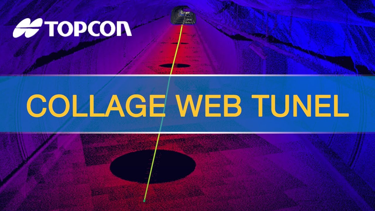 Topcon Collage Web en túnel