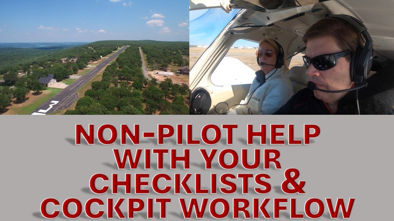 How my non-pilot wife helps me in the cockpit - KTQH to Snake Creek Air Park (OK06) Rwy 03