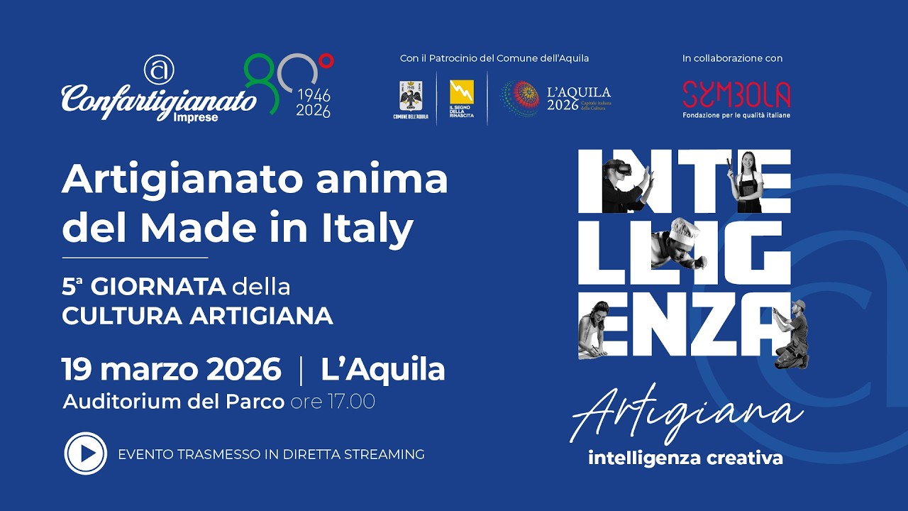 V Giornata della Cultura artigiana | 19 Marzo 2026