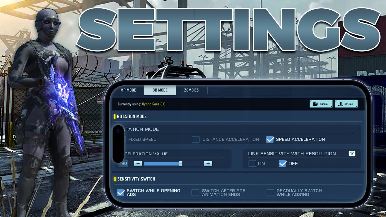 *NEW* UPDATED PRO SETTINGS & SENSITIVITY iPhone 14 Pro Max 2024 + GAMEPLAY | COD MOBILE BR
