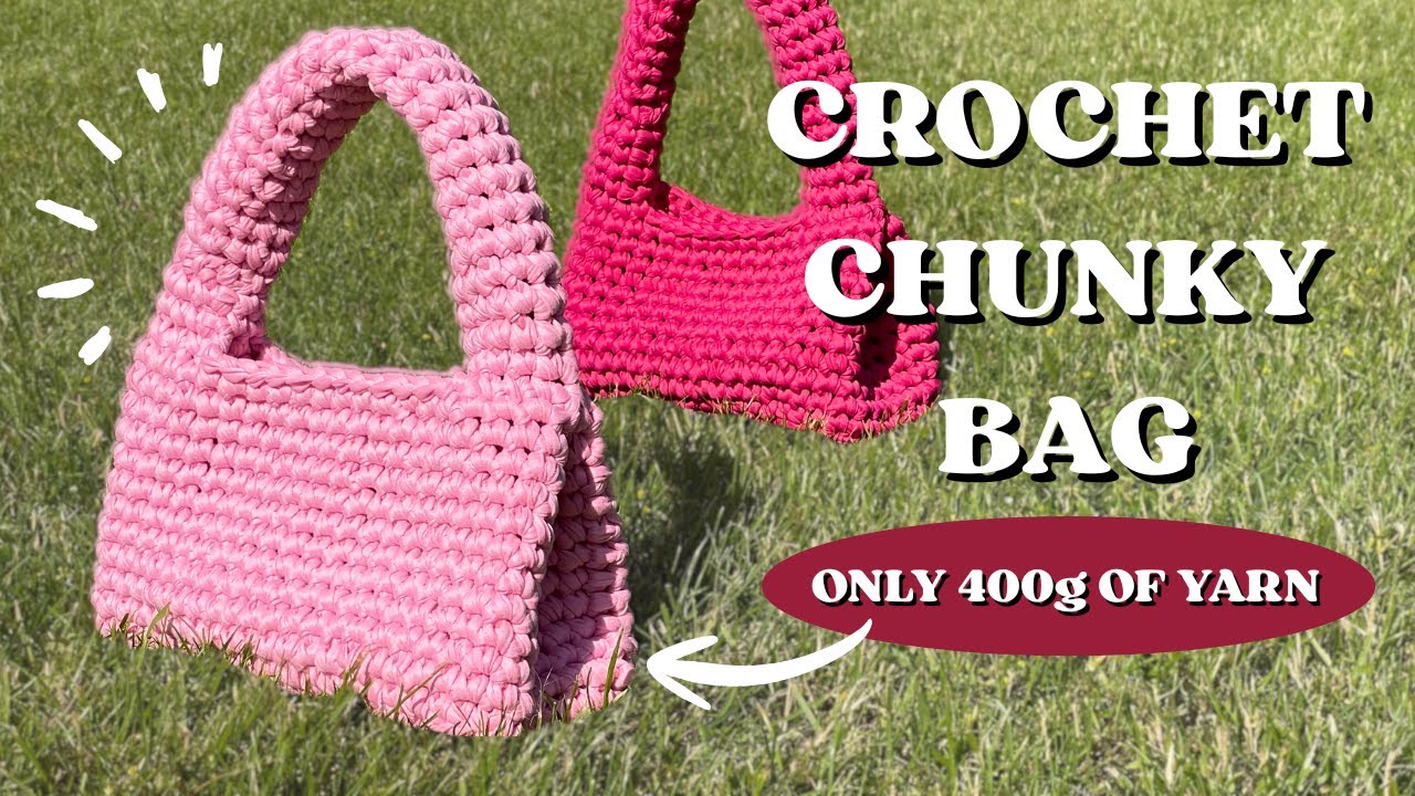 Easy Crochet Bag Tutorial &ndash; Uses Only 400g of Yarn!