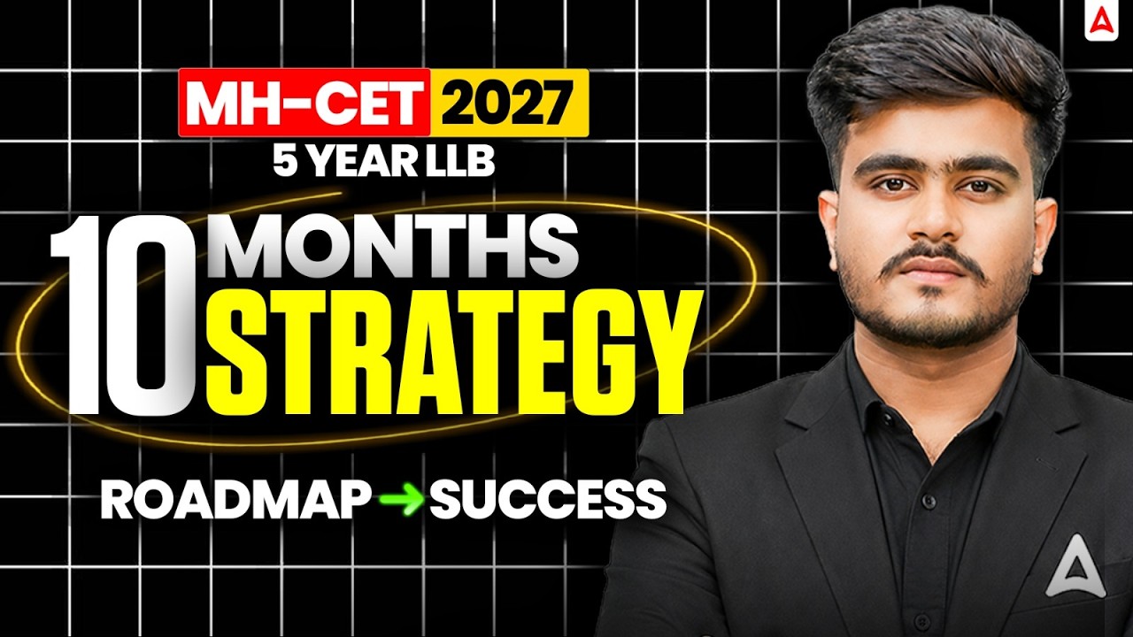 MH CET Law 2026 Preparation Strategy | Complete 10-Month Roadmap for 5-Year LLB Aspirants