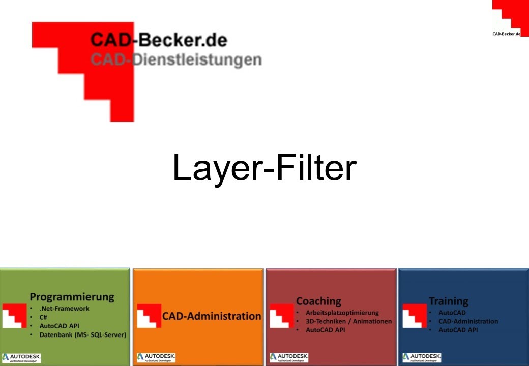 AutoCAD  Layer-Filter