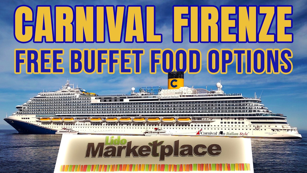 Free Buffet Food On Carnival Firenze - Don't Drool!