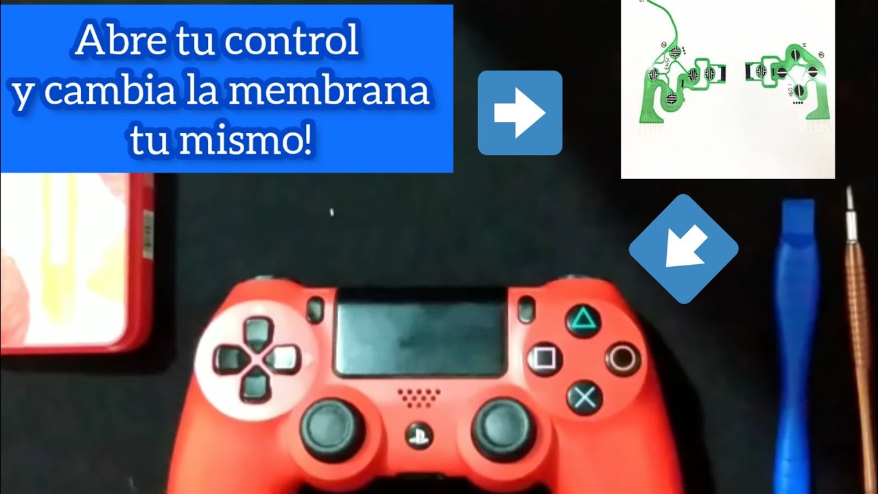 ABRiR TU CONTROL DE PS4/CAMBIAR MEMBRANA [BIEN EXPLICADO]