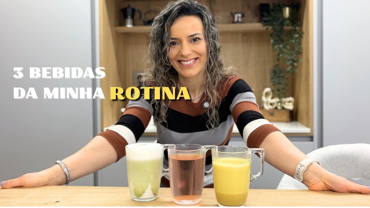 3 Bebidas Saudáveis da Minha Rotina | Matcha🍵, Golden Milk✨ e Chá Digestivo🌿