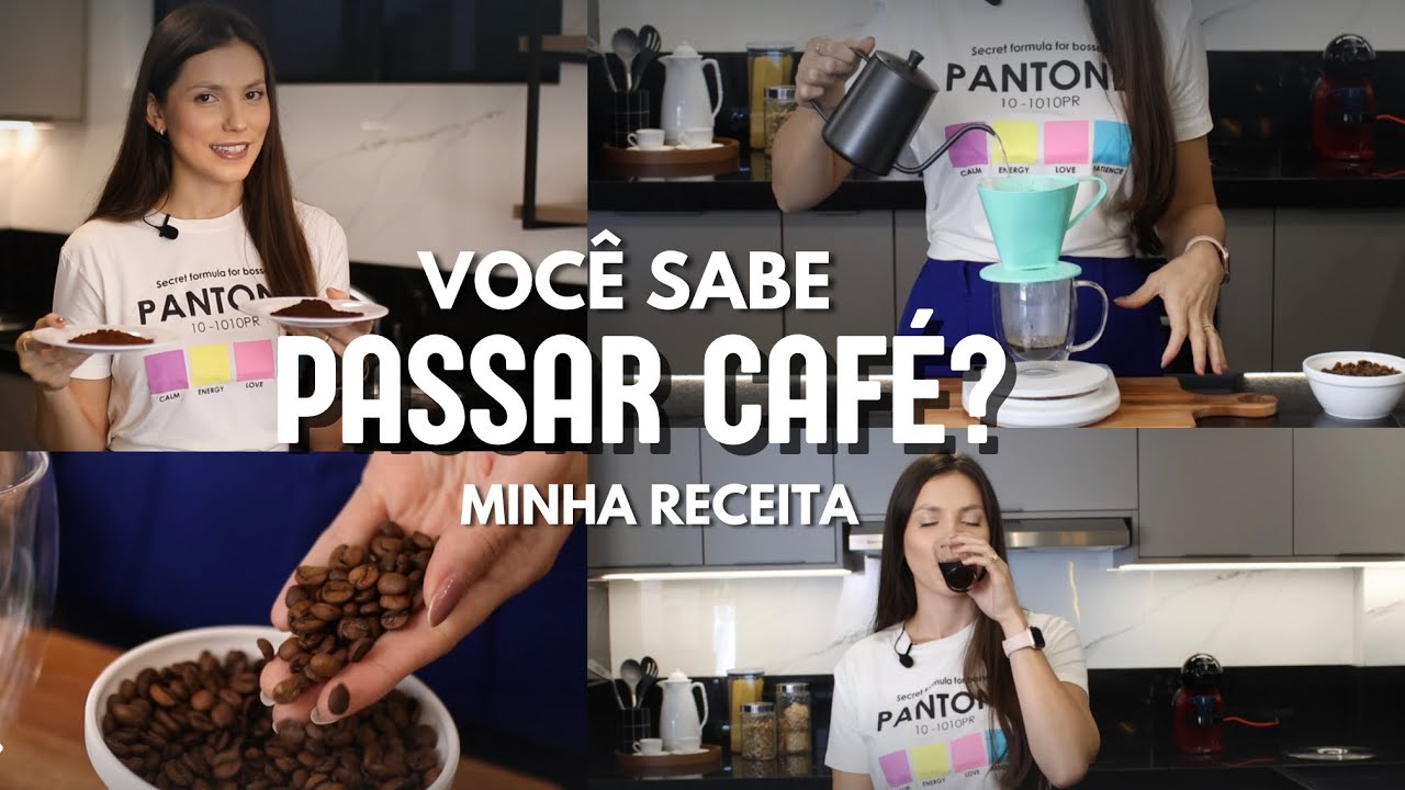 APRENDA A PASSAR UM BOM CAF&Eacute;