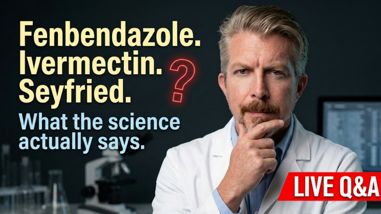Fenbendazole, Ivermectin and Seyfried: How To Tell Truth vs Hype &mdash; Live Q&A