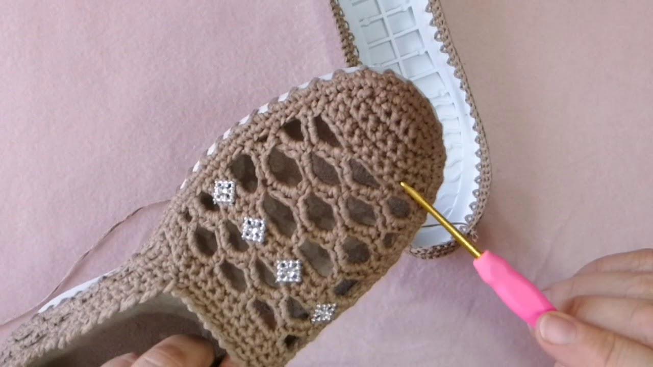 Espadrile crosetate Claudia
