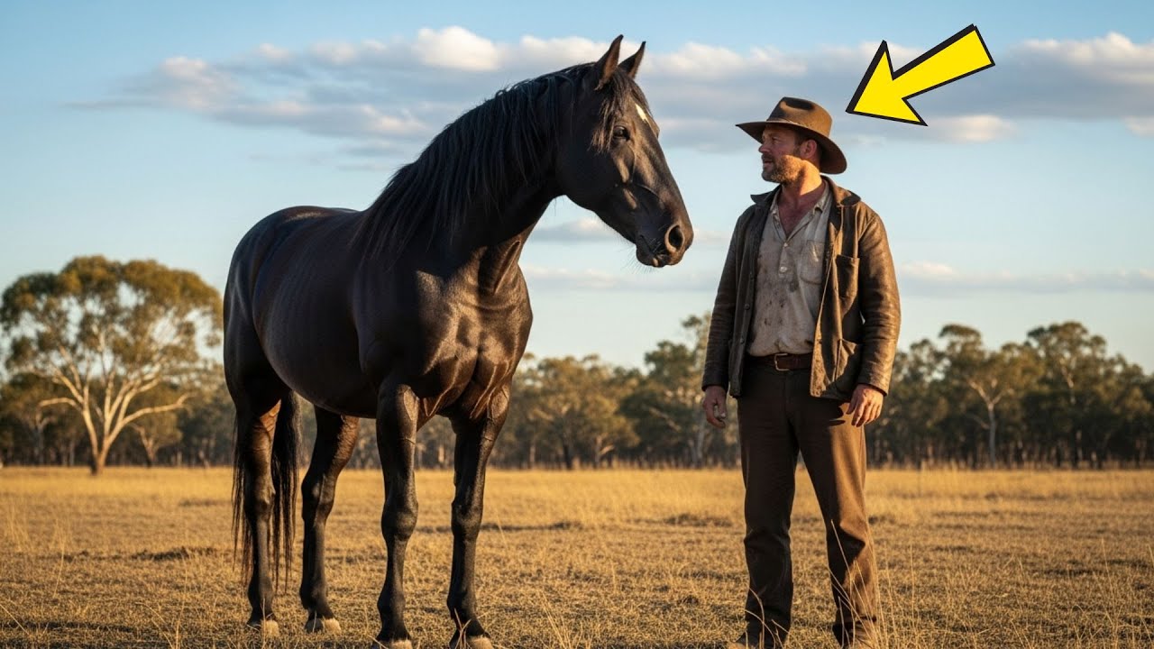 NADIE QUISO COMPRAR AL CABALLO GIGANTE INDOMABLE, HASTA QUE UN COWBOY POBRE LO LLAMÓ POR SU NOMBRE