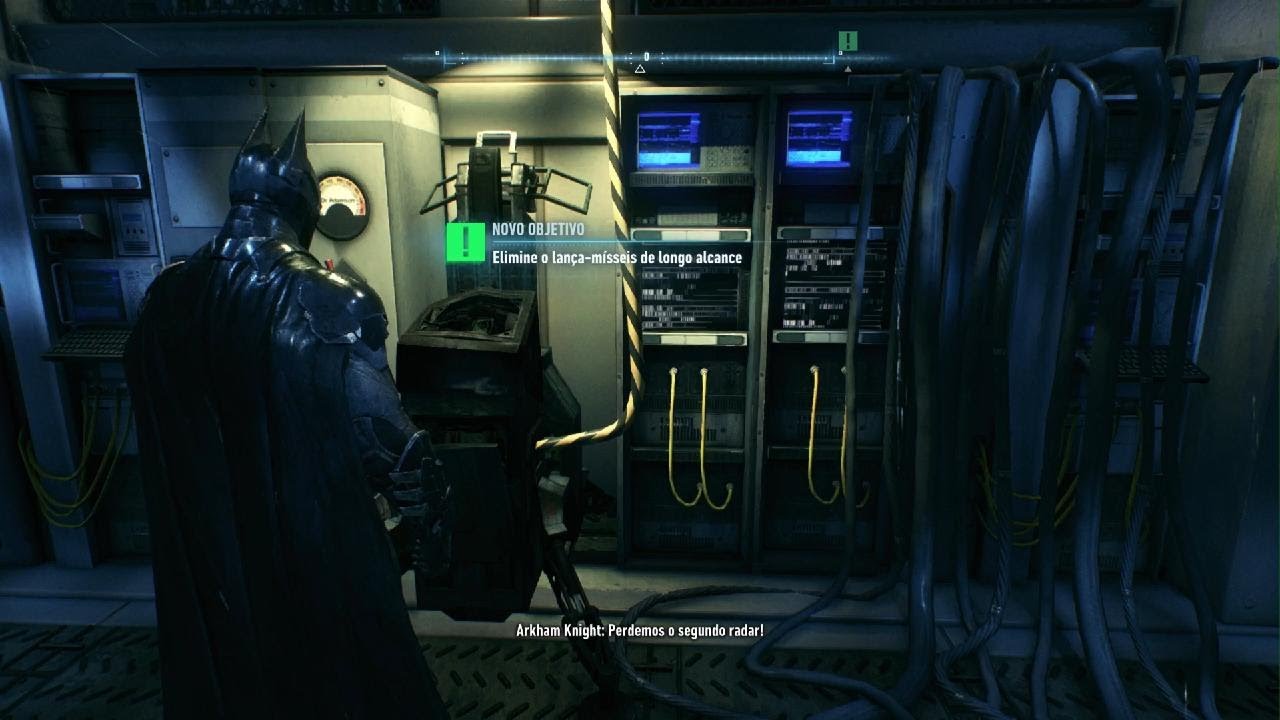 BATMAN: ARKHAM KNIGHT Elimine o lança-misseis de longo alcance